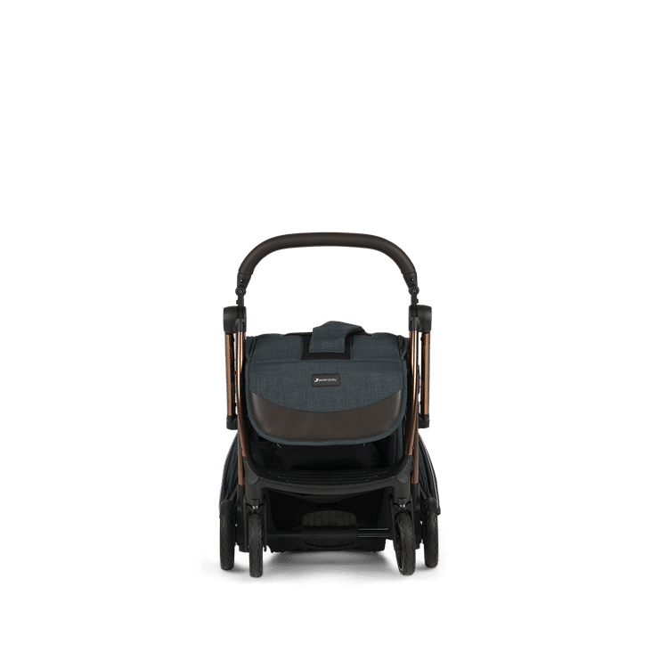 Leclercbaby Influencer Air Stroller - Denim Blue + Free Black Bassinet