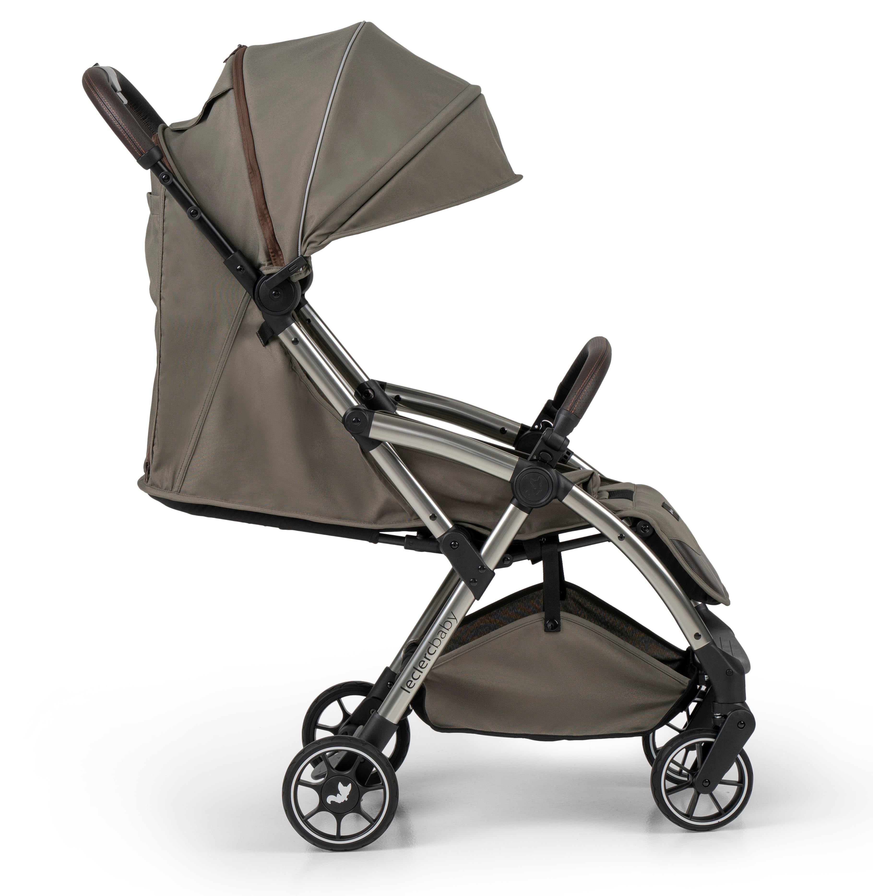 Influencer Air Twin Stroller Bundle : Cloudy Cream Stroller + Olive Green Stroller