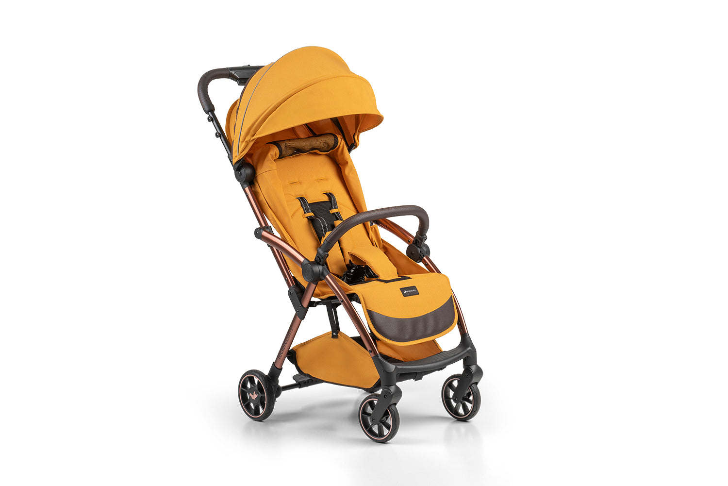 Influencer Air Twin Stroller Bundle : Golden Mustard Stroller + Violet Grey Stroller