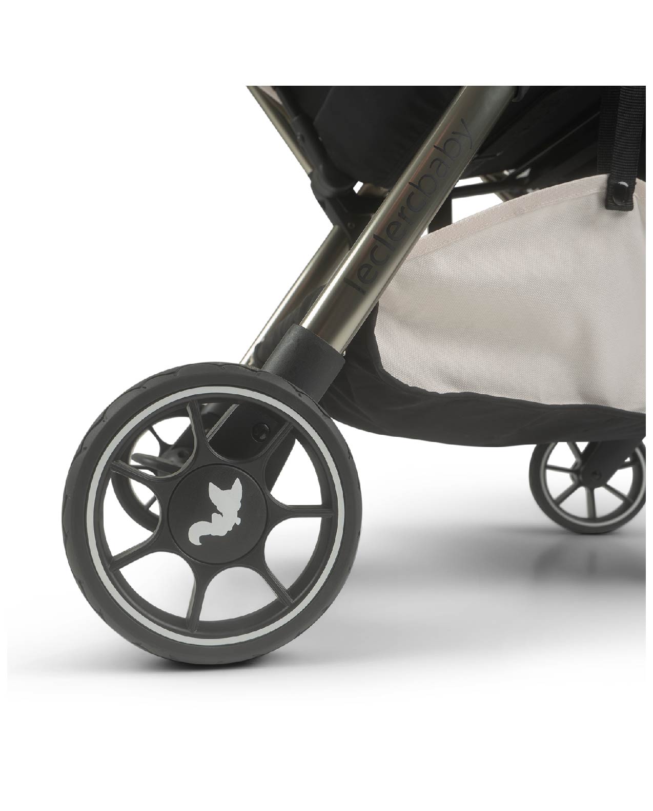 Influencer Air Twin Stroller Bundle : Piano Black Stroller + Cloudy Cream Stroller