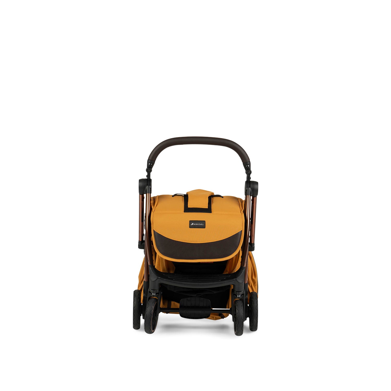 Influencer Air Twin Stroller Bundle : Denim Blue Stroller + Golden Mustard