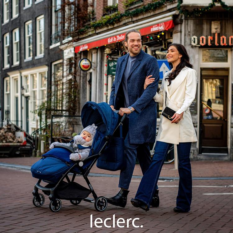 Leclerc baby Stroller shop_Leclerc baby Footmuff Polar - Blue Leclerc baby.