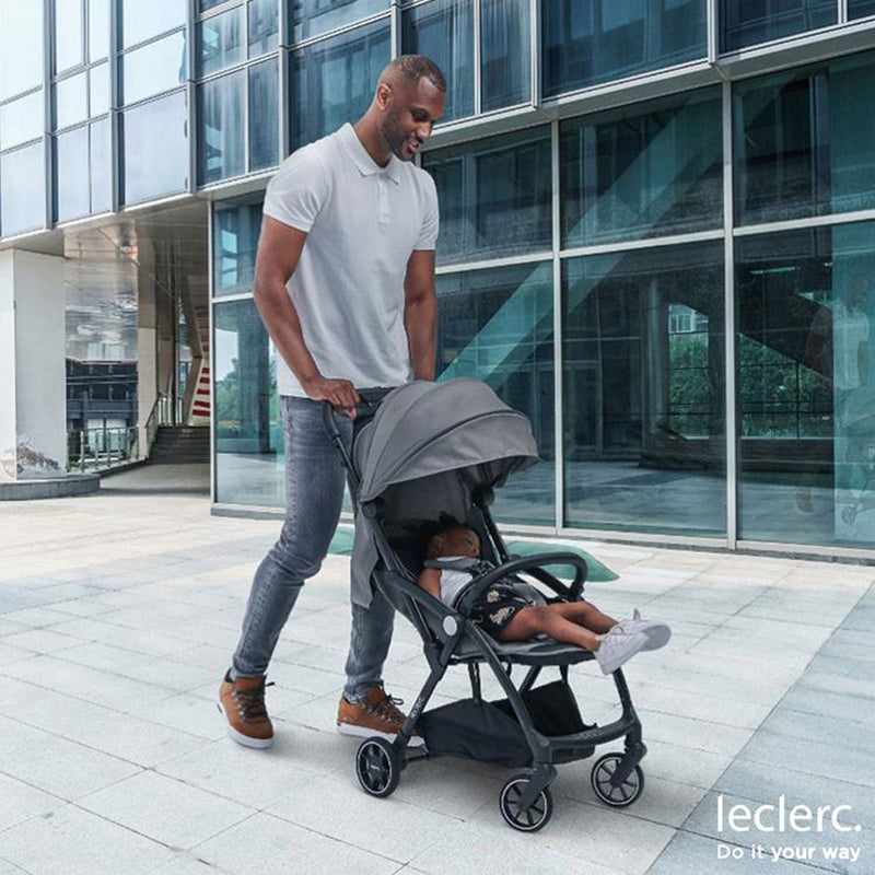 Leclerc baby Stroller shop_Leclerc baby MF Plus stroller Grey Leclerc baby.